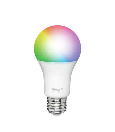Trust E27 LED Rgbcw Wi-Fi Smarte Wi-Fi Led-lampe, White And Farbig, Fassung E27, Ihrem Smartphone/Tablet a Ste — image 1