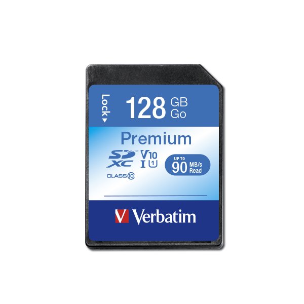 Verbatim SD Tarjeta 128GB Sdxc Premium Class 10 Retail