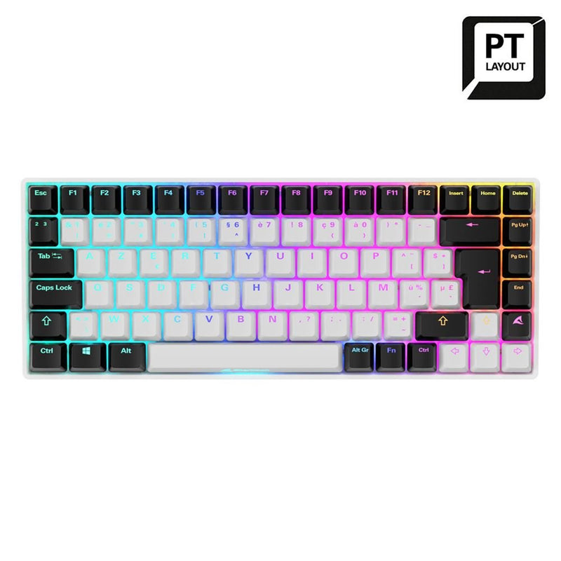 Sharkoon Keyboard Portuguese Skiller SGK50 S3, Gaming White