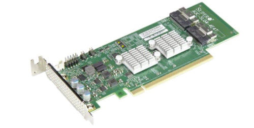 Supermicro 4-PORT NVMe SSD Low Profile PCIE 4.0 X16 AOC-SLG4-4E4T- Or — image 1