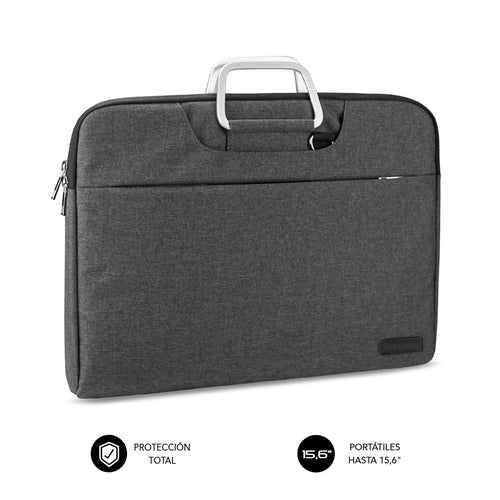 Subblim Case Business Laptop Sleeve Laptops Up To 15.6' Tape Trolley Grey — image 1