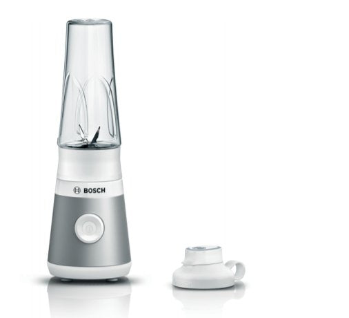 Bosch - Mini Blender Glass Vitapower Serie 2, 450W, Cuchillas Proedge, Bottle Togo 0,6 L, Steel MMB2111T