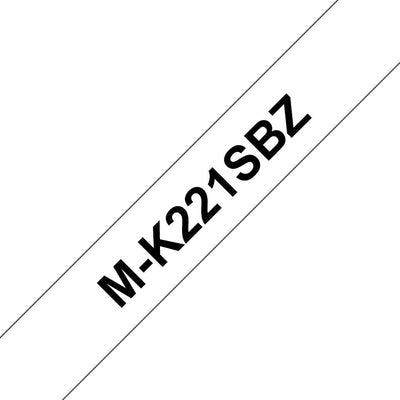Brother MK221SBZ Labelling Tape (9MM) Tape Printer Labels M — image 1
