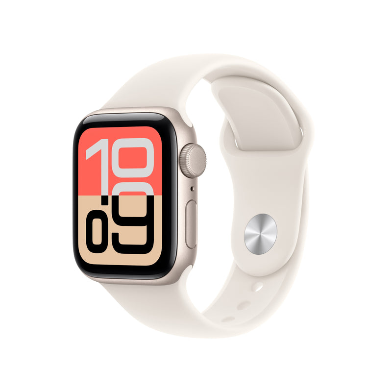 Apple Watch Se 3 GPS 40MM Starlight Aluminium Case With Starlight Sport Band - M/L, Model A3324 MEH54ET/a