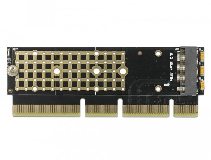 Delock Card Pci Express X16 (X4 / X8) a 1 X NVMe M.2 Key M Server