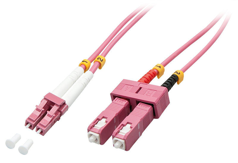 Lindy Cable Dúplex Fibre Optic Lc/Sc OM4 2M 50/125ÆM Multimode