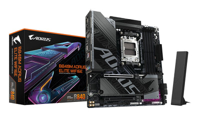 Gigabyte Motherboard B840M Aorus Elite WIFI6E AM5 1XDP 1x HDMI B840M a Elite WIFI6E — image 1