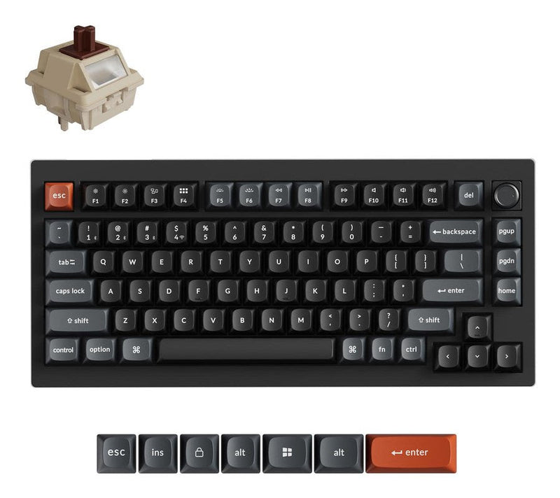 Keychron Keyboard Wrl V1 Ultra/Black V1U-D3