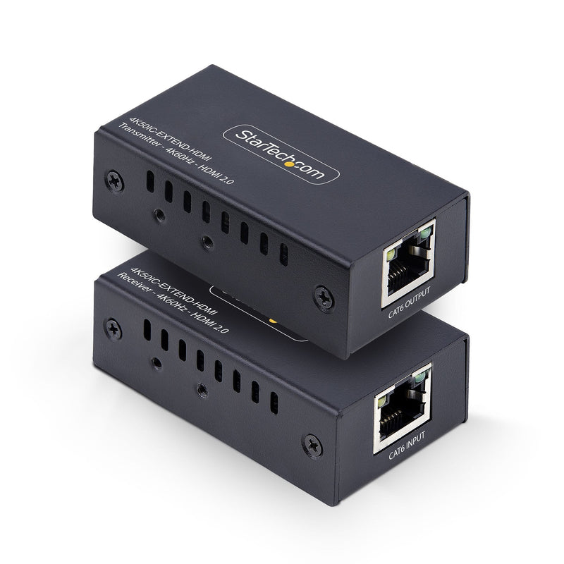 StarTech.com 4K50IC-EXTEND-HDMI Extensor Audio/Video Transmisor And Receptor Signals Av Black
