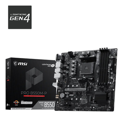 MSI Motherboard B550M-P AM4 DDR4 — image 1