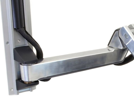 Ergotron Sit-stand Combo Extender - Componente Assembly Arm Extensión, Wandschienenhalterung, Armabdeckung, Be