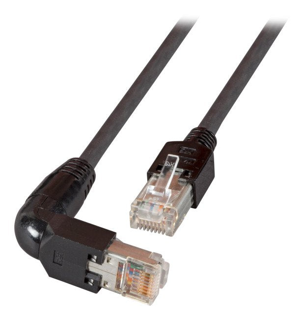 Efb RJ45 Network Cable CAT.5E S UTP Pvc TM11 1X90 Black 1M