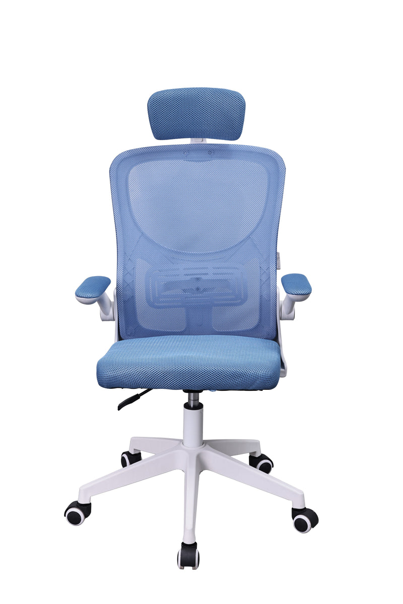 Mars Gaming Chair Mgc-ergo Plus Blue Reposabrazos Plegables /Pistón Clase 3/ Stand Lumbar Dinámico Adaptable/