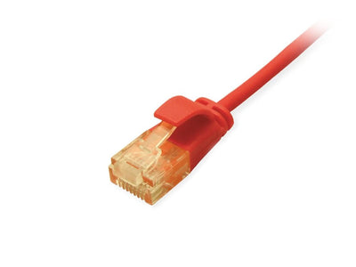 Equip Network Cable CAT.6A Slim U UTP 2x RJ45 1.00M Rojolszh — image 1