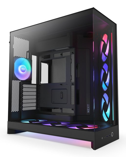 Nzxt PC Case H9 Flow RGB + Midi Tower Black