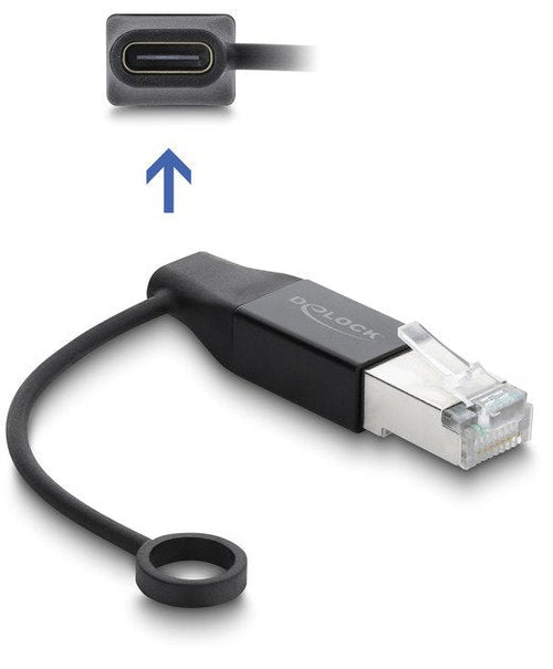 Delock USB Type-c™ Network Adapter Gigabit LAN 1 X RJ45 Connector Male — image 1