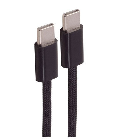 Shiverpeaks USB-C Cable Charging 2.0, 60W, Black Textil, 2M — image 1
