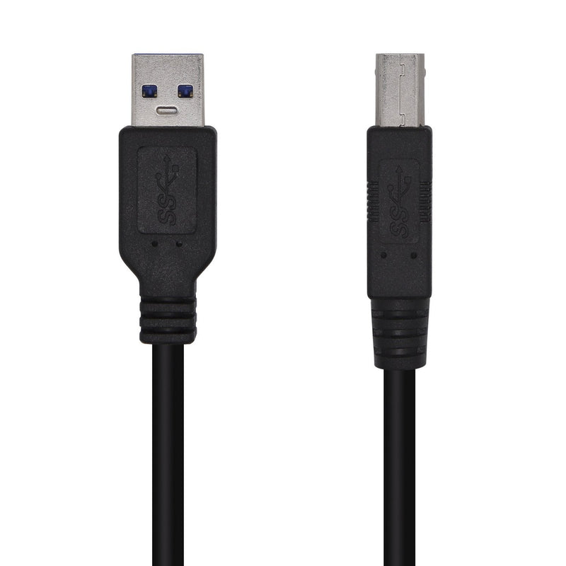 Aisens USB Cable 3.0 Printer Type a/M-b/M - 2M - Black