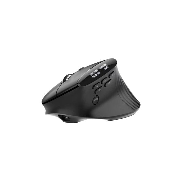 Acer Smart Fit Mouse Ergonómico Vertical Laser 10 Buttons Wireless 2.4GHZ Bluetooth 5.0 Receptor Wireless USB
