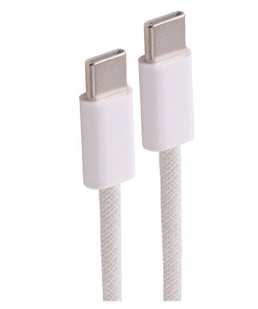 Shiverpeaks USB-C Cable Charging 2.0, 60W, White Textil, 2,5M — image 1