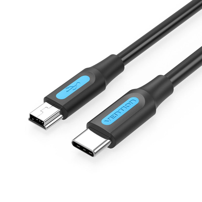 Vention USB Cable 2.0 Type-c Cowbg USB Type-c Male Miniusb Male 1.5M Black