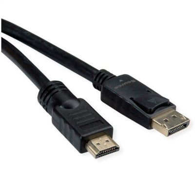 Roline 11.04.5776 Adapter Cable Vídeo 7,5M HDMI Type a Standard DisplayPort Black — image 1