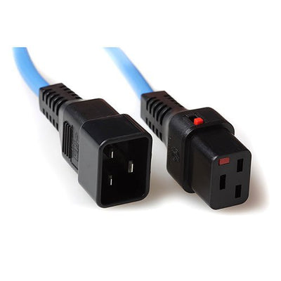 Powercord C19 IEC Lock - C20 Blue 2M, PC1358 — image 1