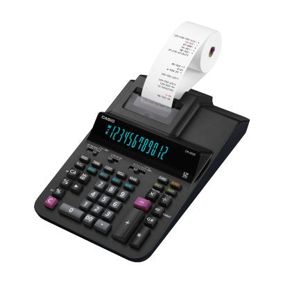 Casio Calculator With Printer DR-200R-BK 12 Dígitos Black — image 1