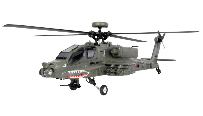 Amewi Apache Ah-64D Cp Helikopter 6G/3D Rtf Green 16 +