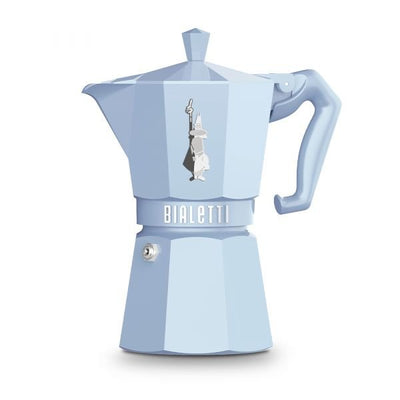 Coffee Machine Bialetti Moka Exclusive 3 Cups Vintage (6 Cups Light Blue) — image 1