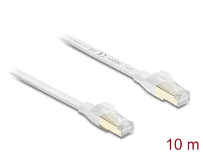 Delock RJ45 Flachband Network Cable CAT.8.1 U FTP 40Gbps, 10M — image 1