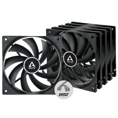 Arctic Fan 120 * 120 * 25 P12 PWM Pst RGB Pack 3 + Controlador — image 1