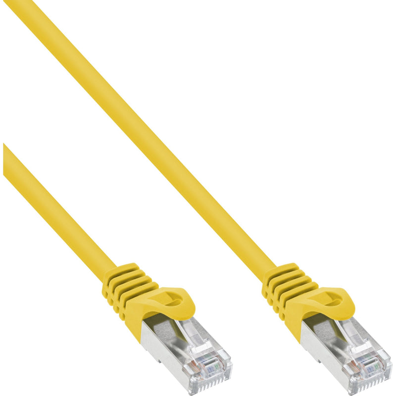 Inline Network Cable Sf/UTP CAT.5E Yellow 0,5M