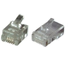 EFB Elektronik Modular Plug RJ45 UTP E-mo 8 Sf 100 Pieces — image 1
