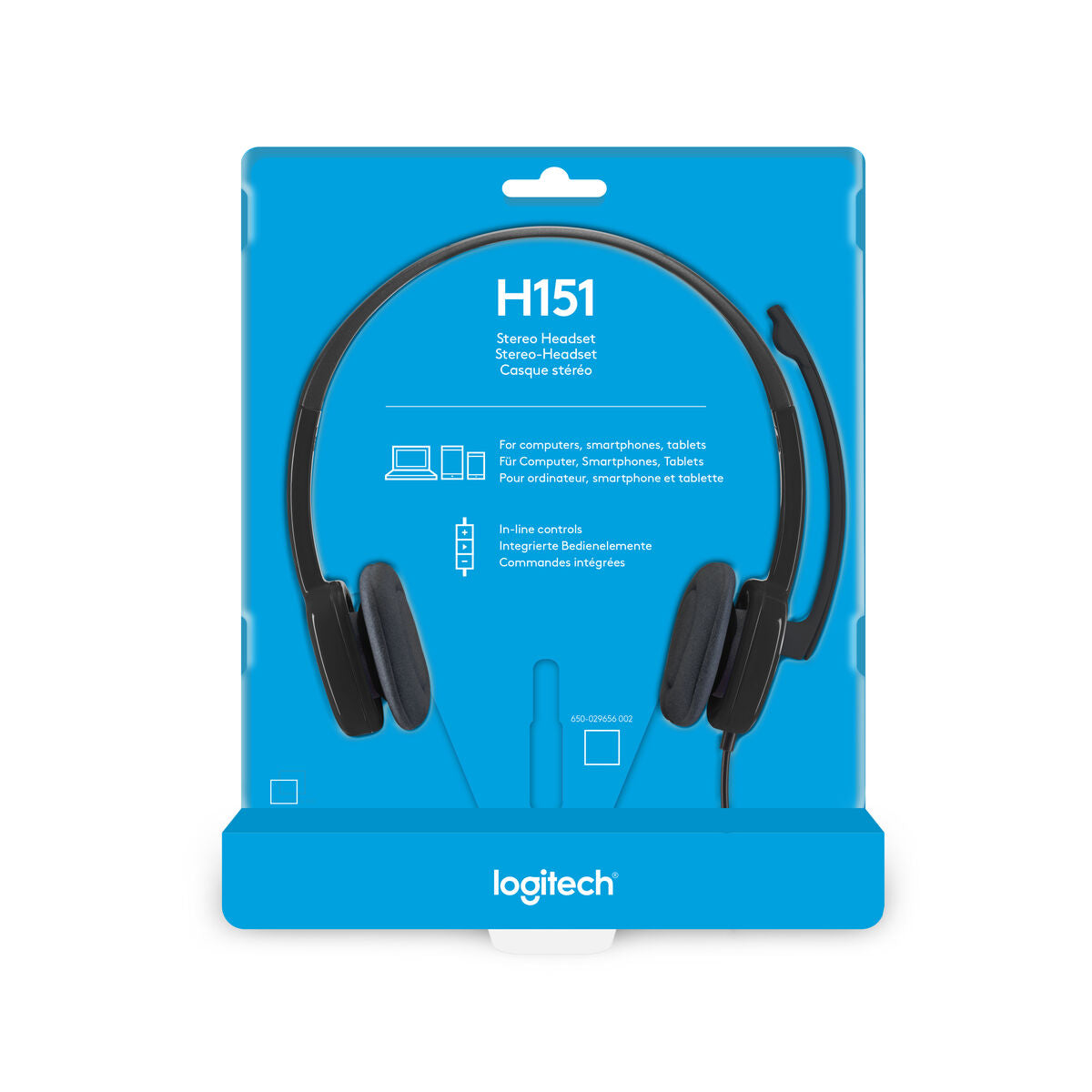 Logitech Headphones With Microphone Logitech H151 Black
