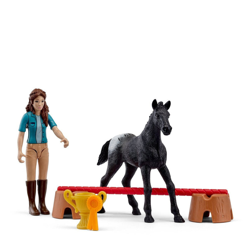 Schleich Pocket Set! Turniersieg With Flocke 81539