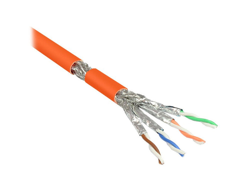 Cable Alcasa CAT.7, 25M Network Orange S/FTP (s-STP)