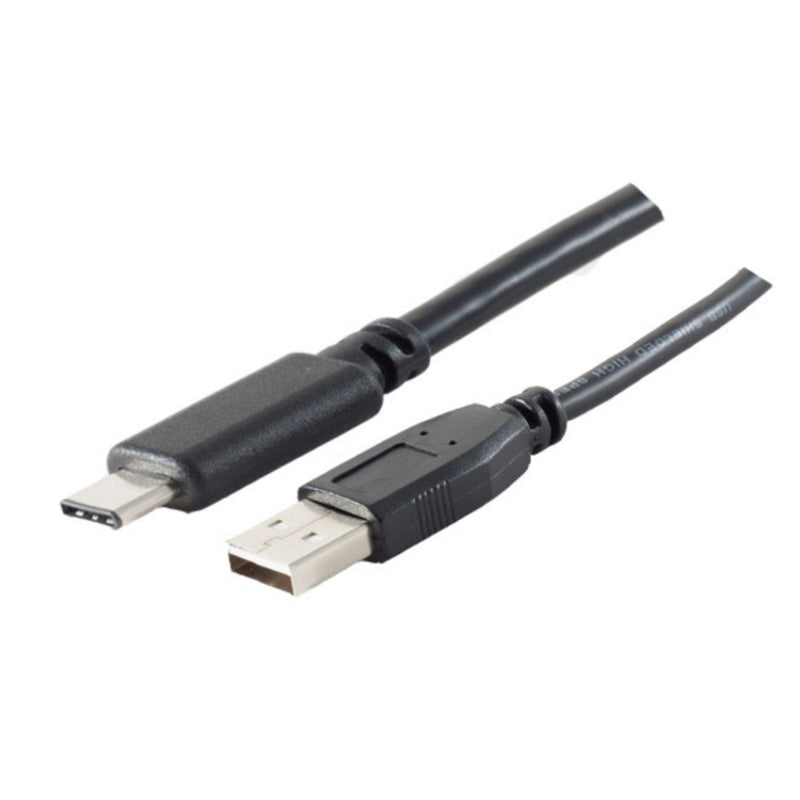 S-conn 77143-3.0 USB Cable 3M USB 2.0 USB a USB C Black