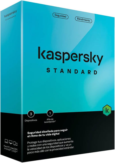 Kaspersky Antivirus Standard 3 Dispositivos 1 Year — image 1