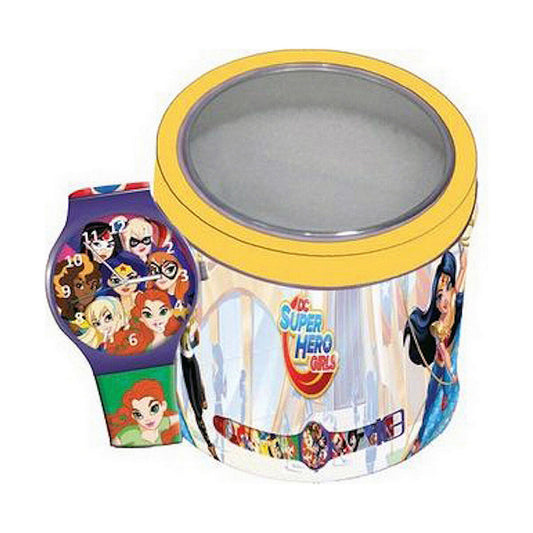 Bigbuy Fashion Infant's Watch Super Hero Girls - Tin Box ***Special Price*** (Ø 33 Mm)