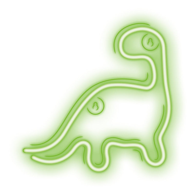 Forever Lamp Neon LED Dinosaur Green