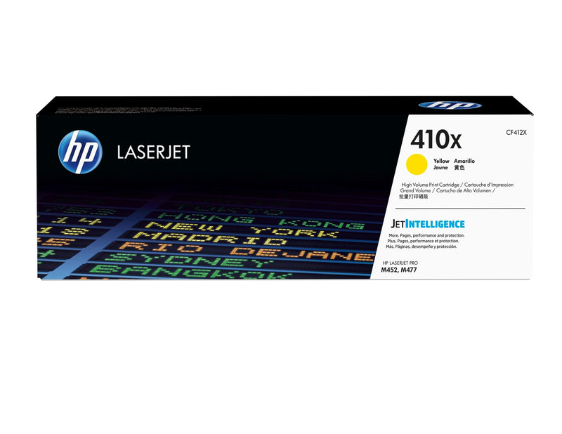 HP Genuine Toner 410X XL Yellow CF412X
