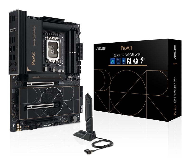 ASUS Motherboard Intel Z890 LGA1851 ATX Memory DDR5 Memory Slots 4 1XPCI-EXPRESS 4.0 16X 2XPCI-EXPRESS 5.0 16X