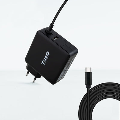 TooQ Charger Universal Laptop 65W USB-C - Compatible With Pd - Cable 1.80M — image 1