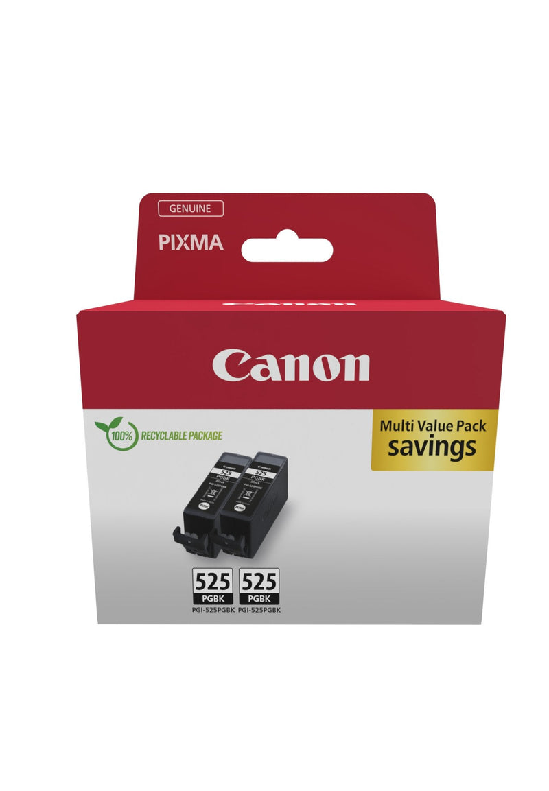 Canon Genuine Multipack Black PGI-525 Pgbk Twin 4529B017