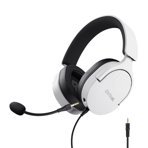 Trust Headphones Gaming With Microphone Gaming Gxt 489 Fayzo Jack 3.5 White — image 1