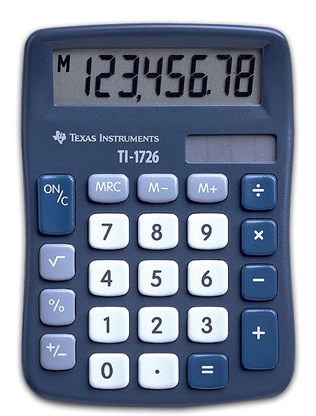 Texas Instruments Calculator TI-1726 Blue