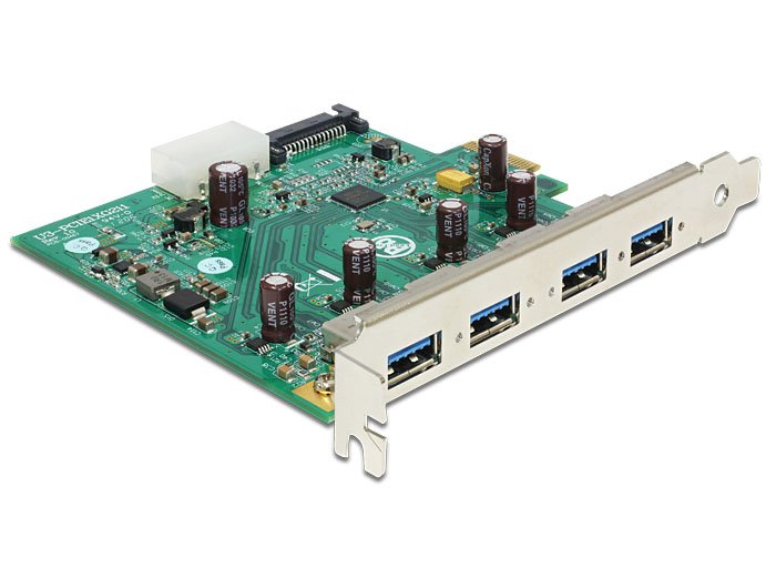 USB 3.0 Pci Express X1 Karte Zu 4 X Extern Typ-a