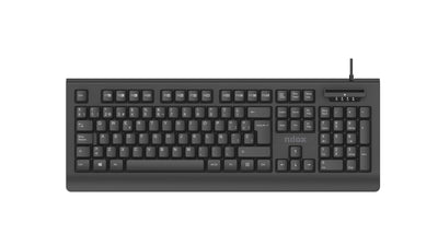 Nilox Keyboard Spanish USB With Reader Smartcard Dni Black — image 1