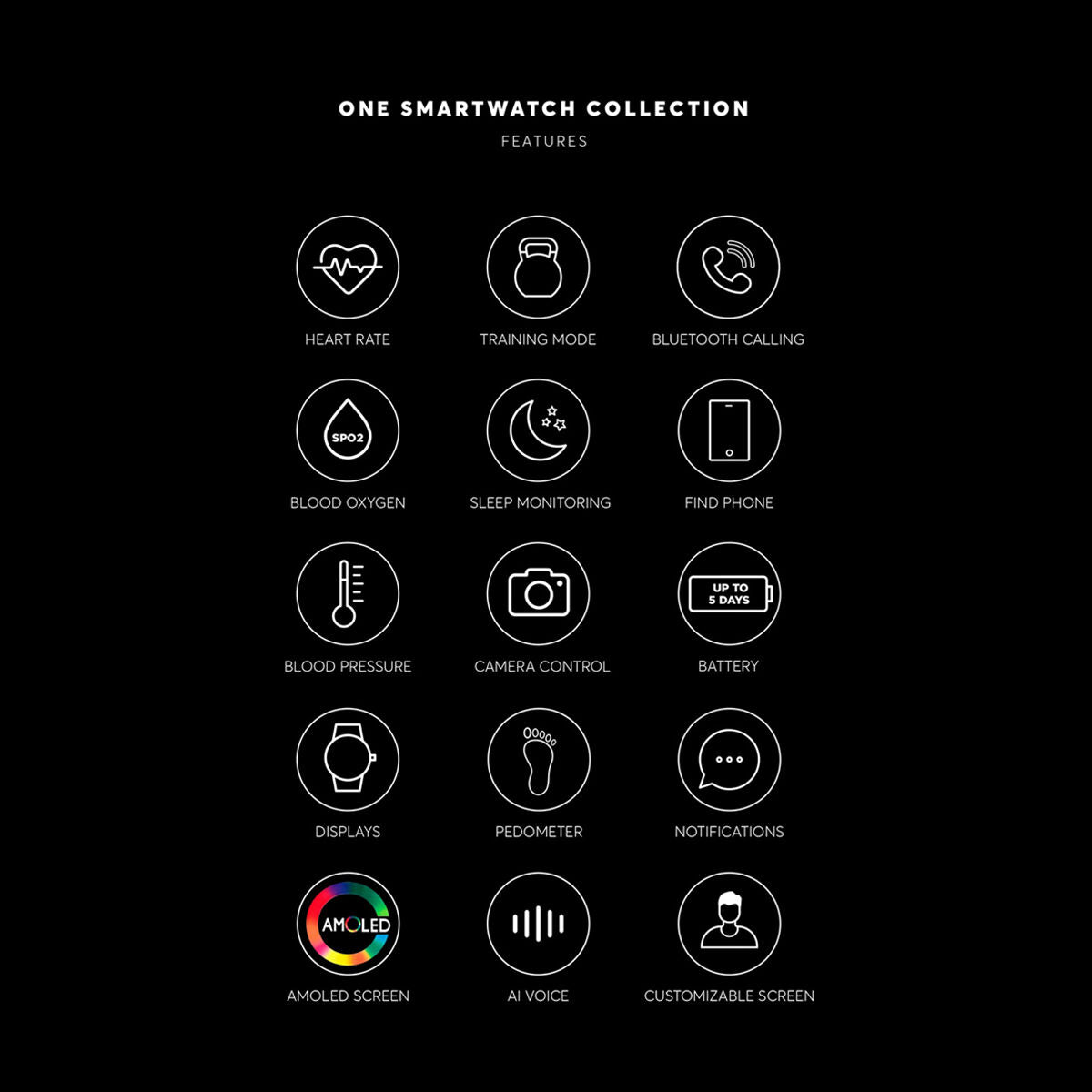 One Smartwatch One Osw0100Bl41J Men